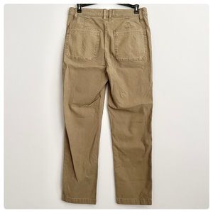 NEW Madewell Tan Stovepipe Fatigue Pants Tencel Lyocell Edition US 27